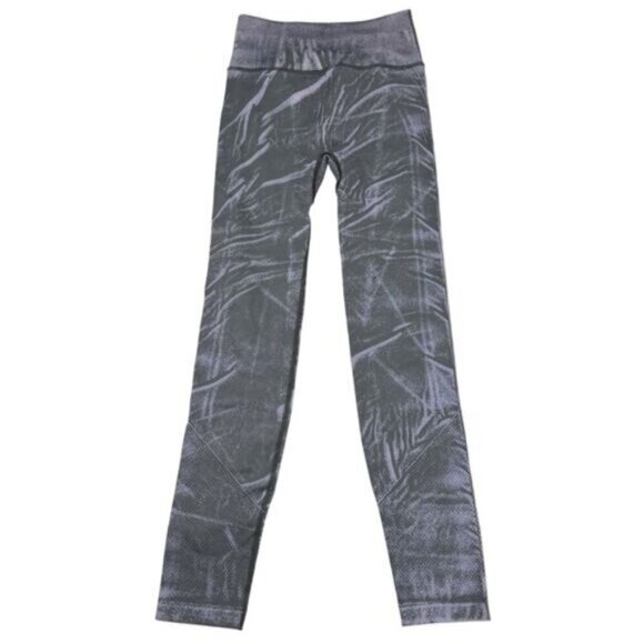 Lululemon Ebb to Street Tight In Stone Wash Graphite Grey Size 4 - Picture 5 of 10